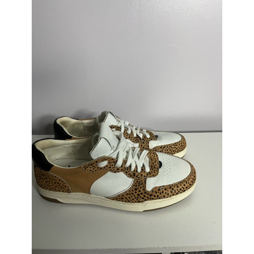 Madewell Court Sneakers in Spotted Calf Hair - woman sz 9.5/ Men size 8